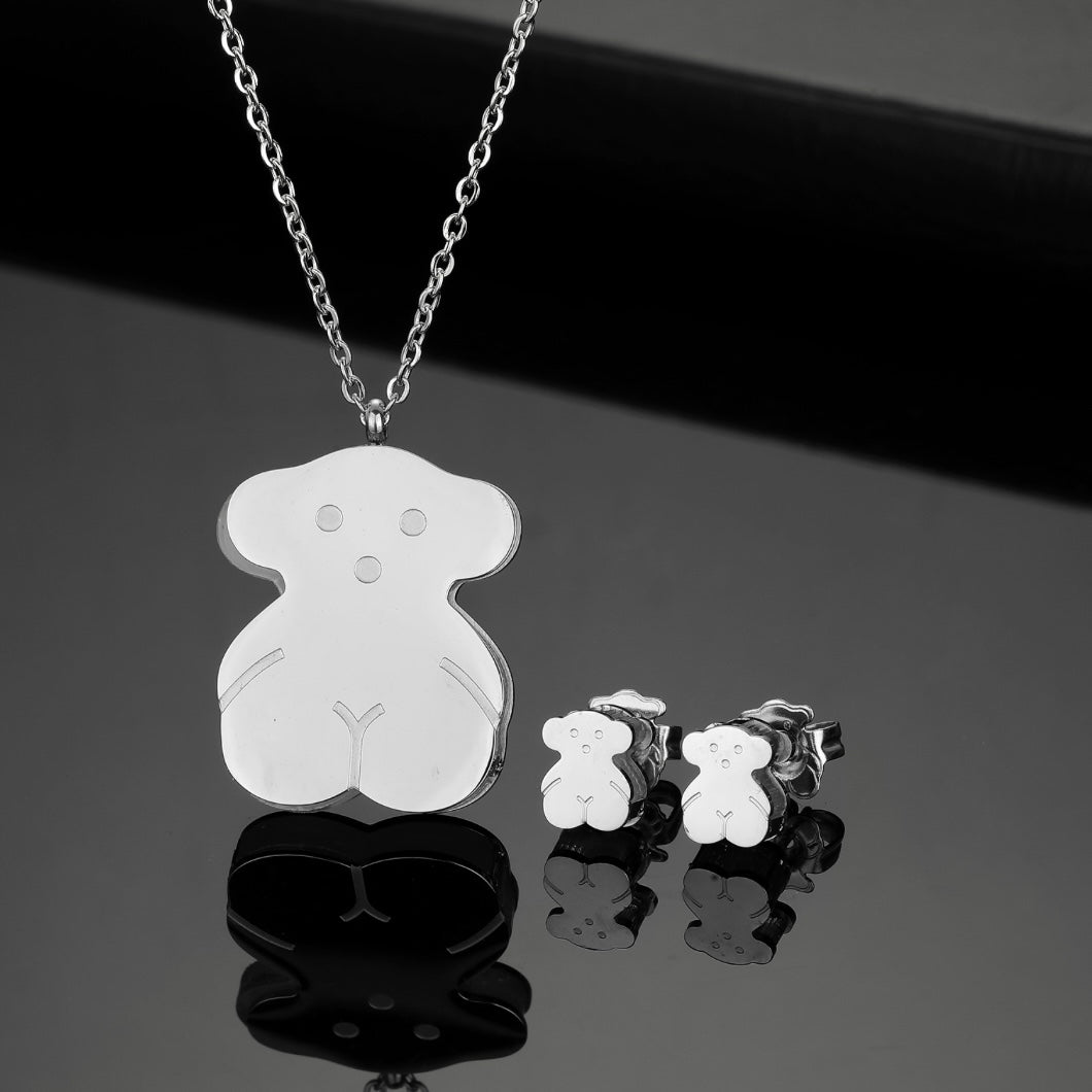 Juego de Acero Inoxidable Dorado – Nicola Joyeria