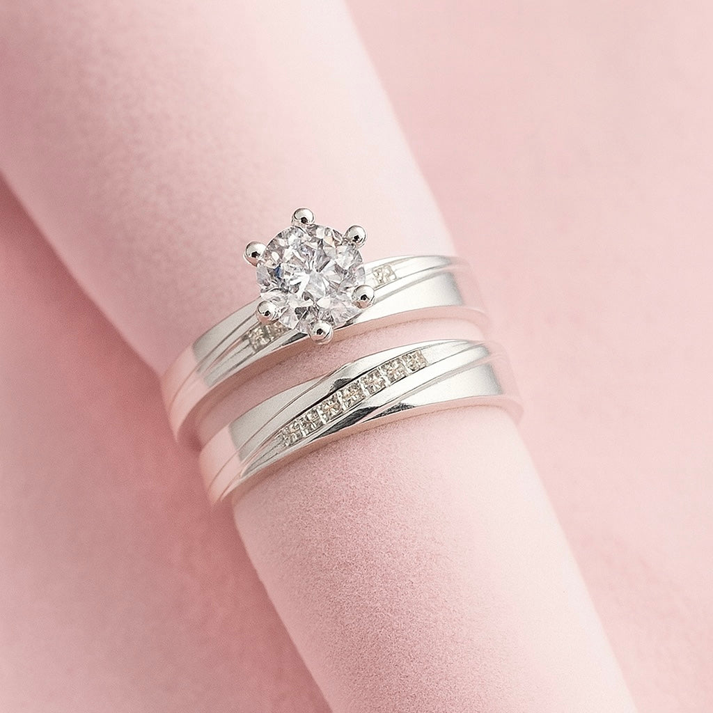 Pida Anillos De Boda De Plata 925 Para Mujeres