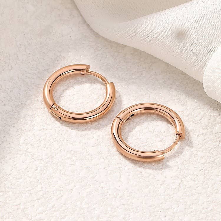 BOAZ JOYAS Aros Mujer Argollas Polar Lila Doradas Bañadas en Oro Boaz BOAZ JOYAS Aros Mujer Argollas Polar Lila Doradas Bañadas en Oro Boaz