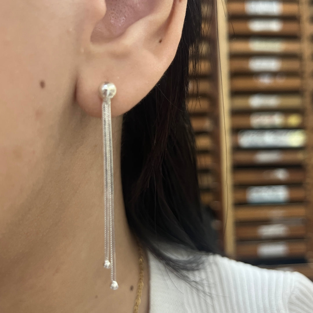 Aretes Plata Iguazú