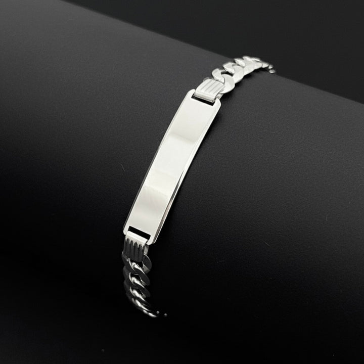 Pulsera Plata Hombre Curb