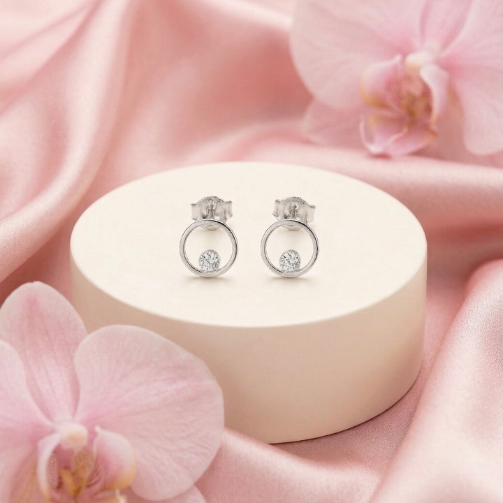 Aretes Plata Lira 8MM