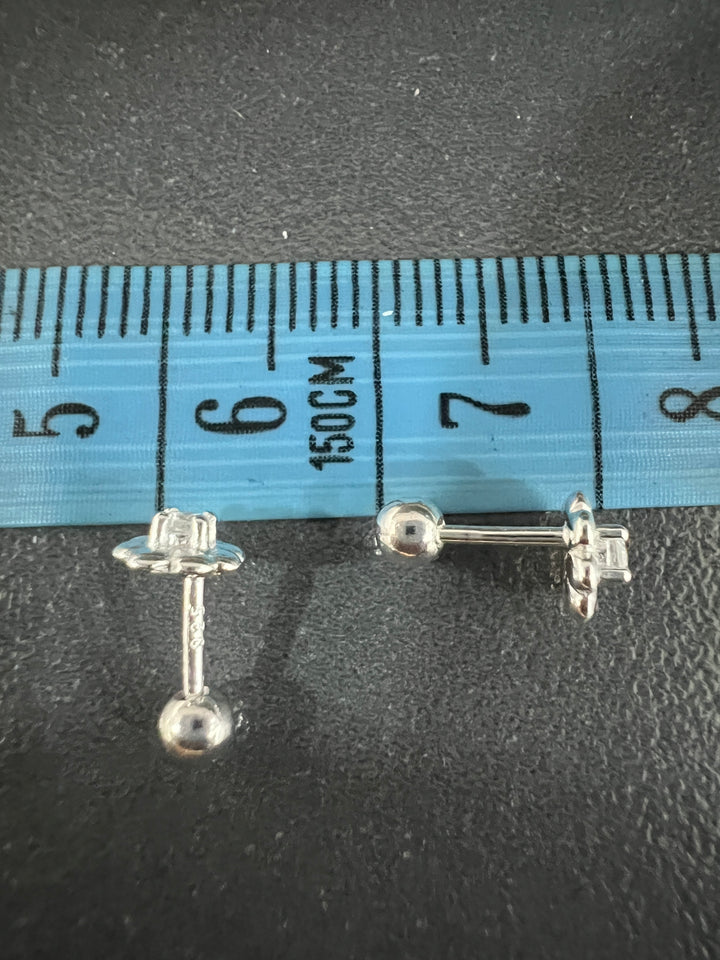 Aretes Plata Bebé Florcita