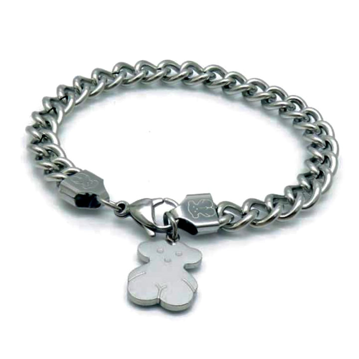 Pulsera Acero TOÜS Plateada  🐻 18cm