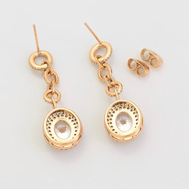 Aretes de Acero Largos Zenia