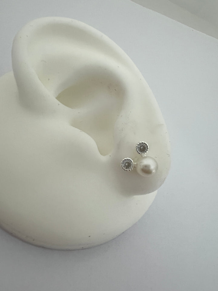 Aretes Plata Bebé Mickey