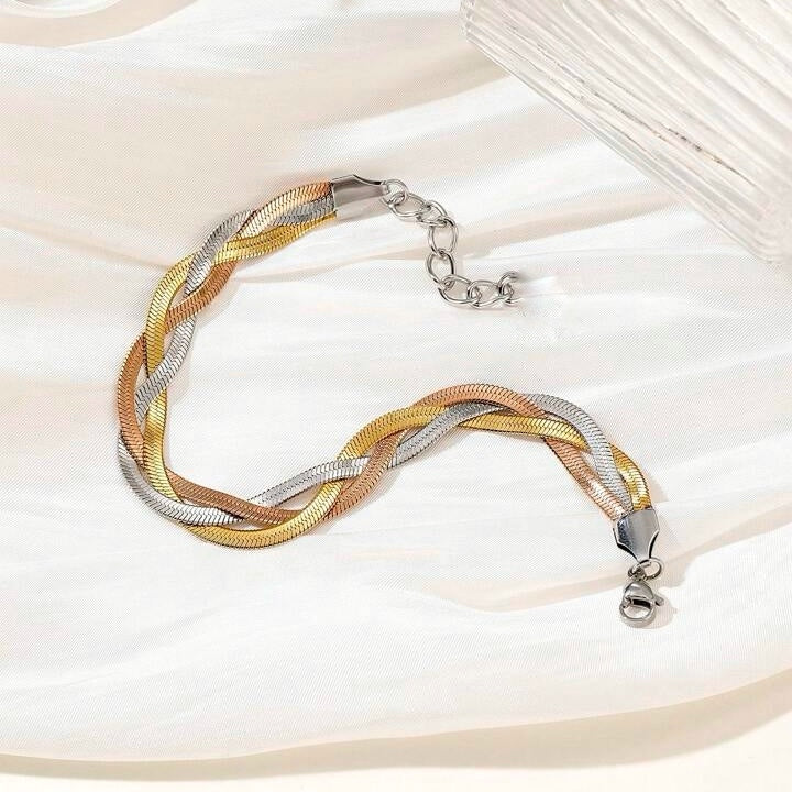 Pulsera Acero Tricolor