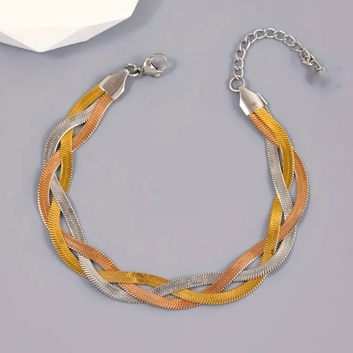 Pulsera Acero Tricolor