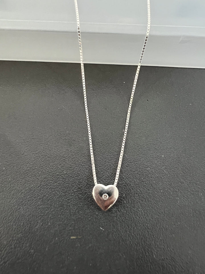 Collar Plata Corazón