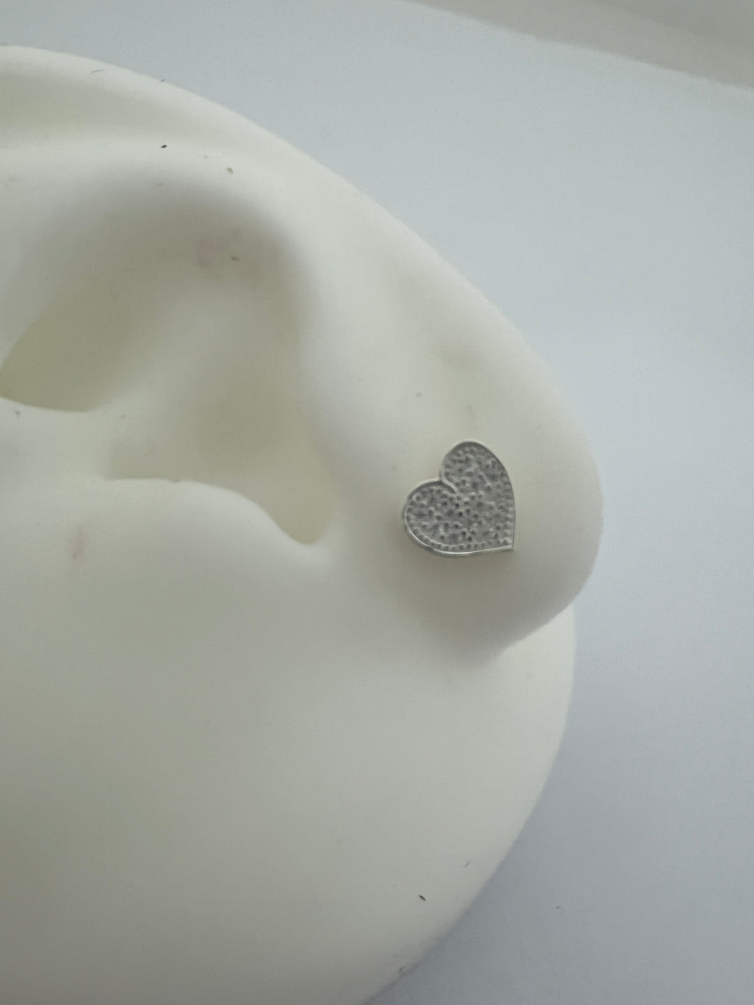 Aretes Plata Bebé Corazón