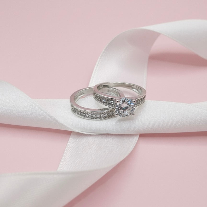 Anillos Dúo Sereno Plata