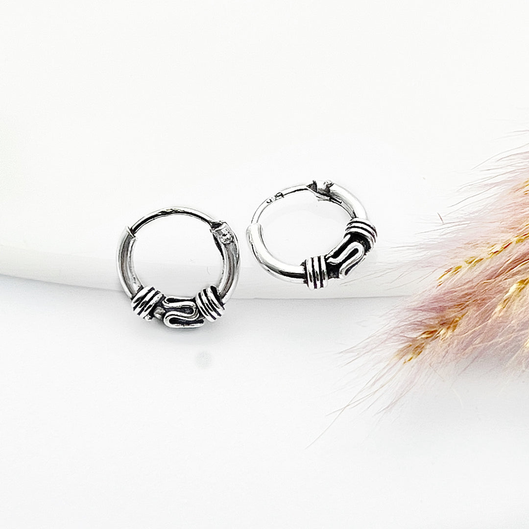 Argollas Serenas Lisas Bali 10MM