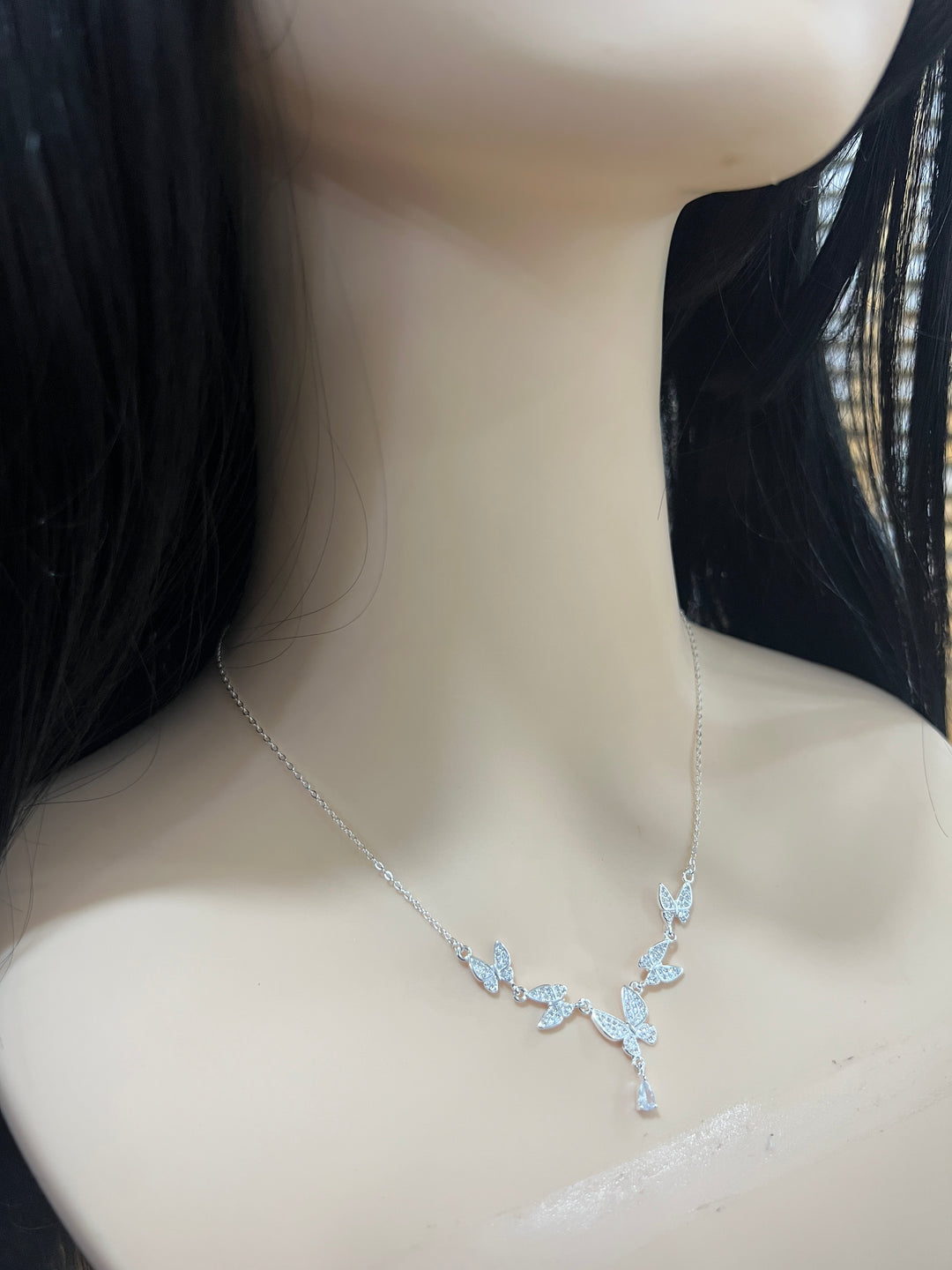 Collar Plata Mariposas