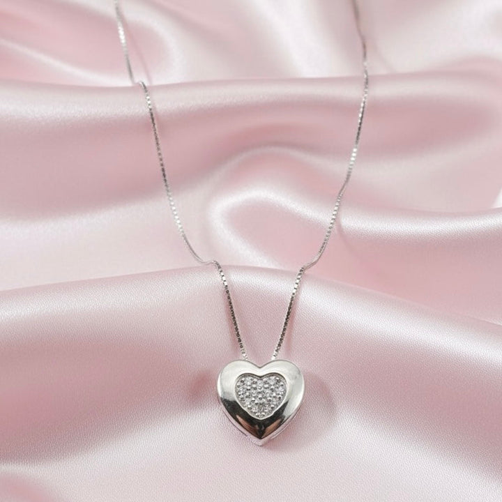 Collar Plata Corazón