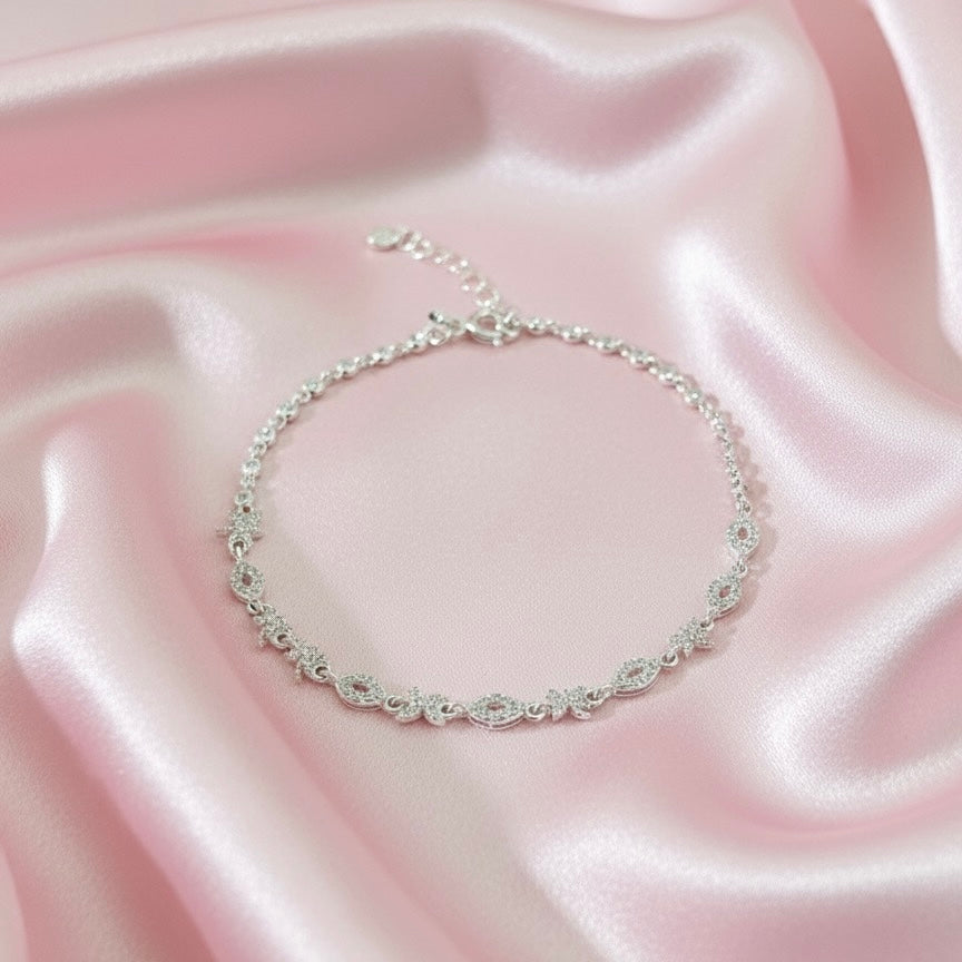 Pulsera Plata Garden