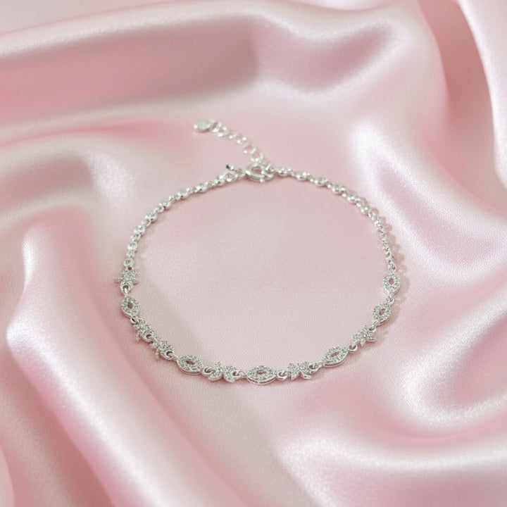 Pulsera Plata Garden