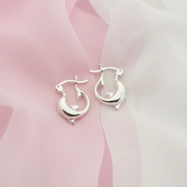 Argollas de Plata Delfín