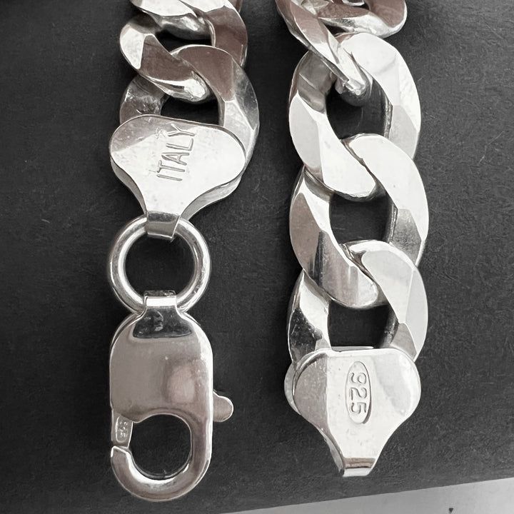 Pulsera Plata Hombre Curb