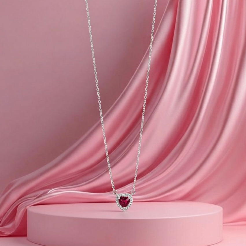 Collar Plata Corazón