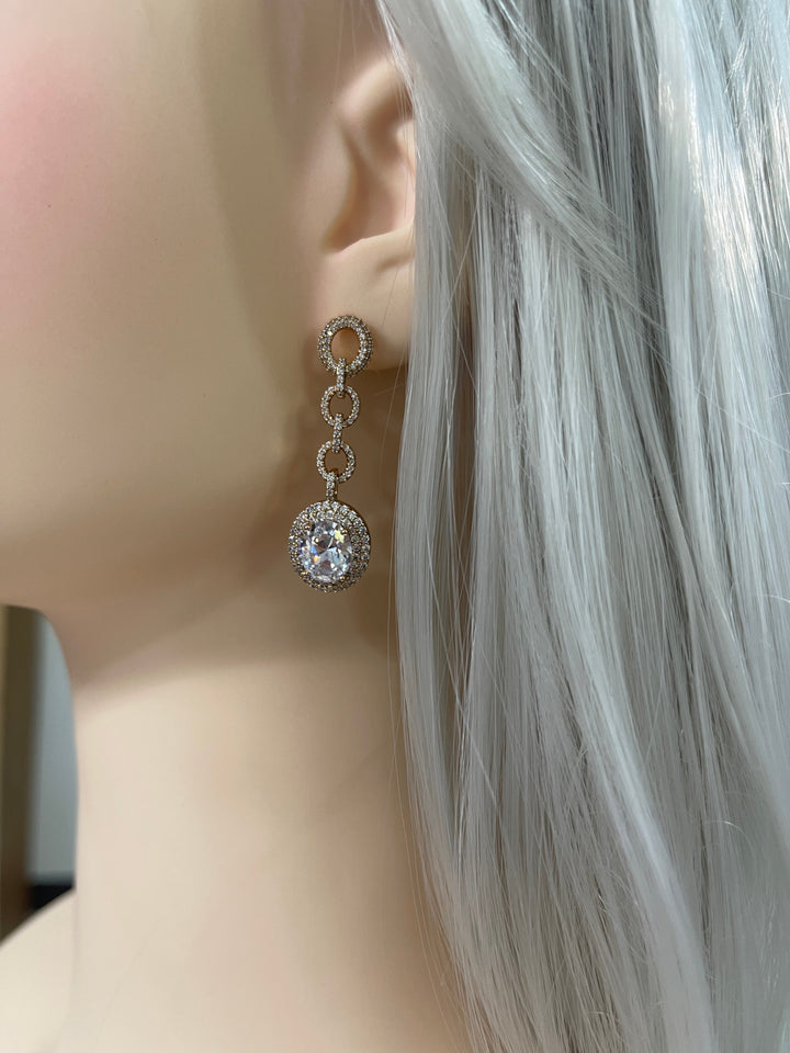 Aretes de Acero Largos Zenia