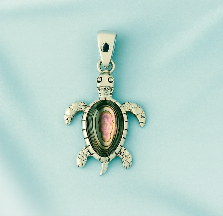 Dije de Plata Tortuga Abulón
