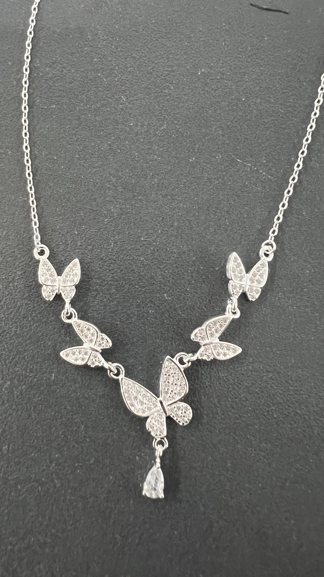 Collar Plata Mariposas