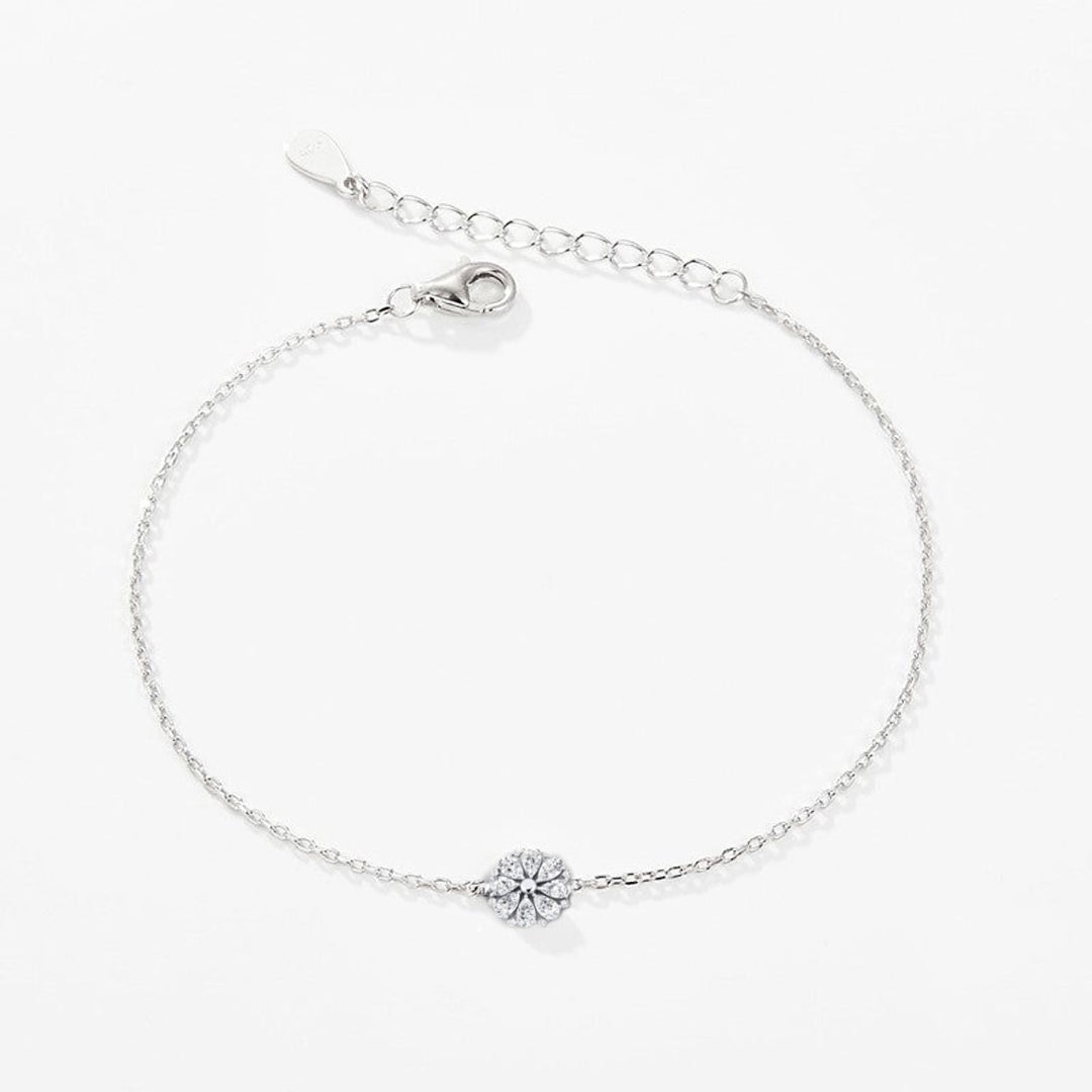 Pulsera Flor Plata 925