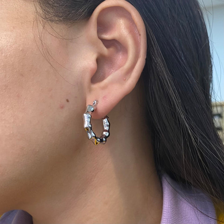 Argollas Huesito 25 MM