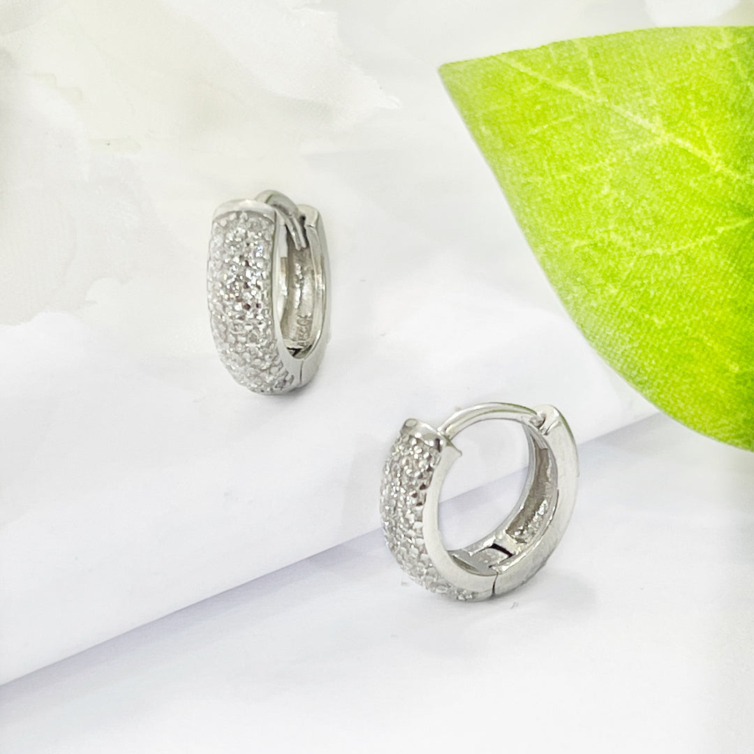 Huggies de Plata Brinco 12MM