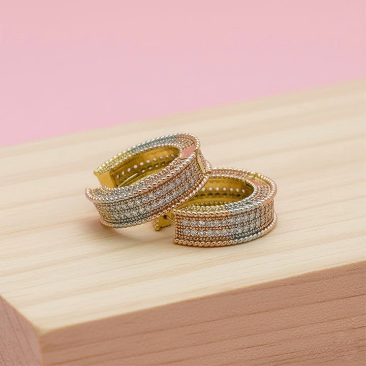 Argolla Trilogia Brillante Dorada