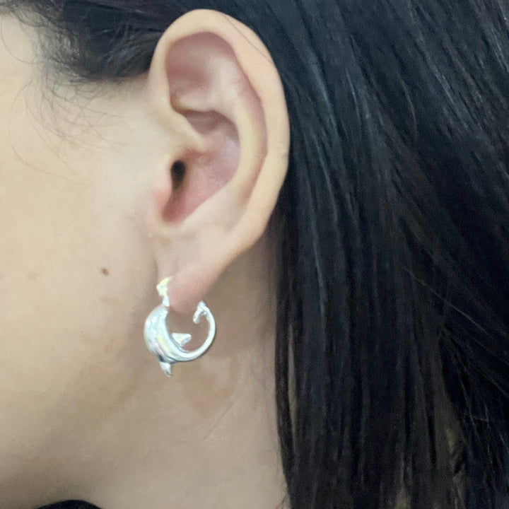 Argollas de Plata Delfín