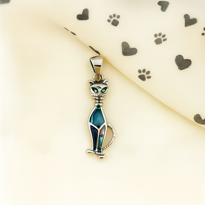 Dije de Plata Gato Abulón