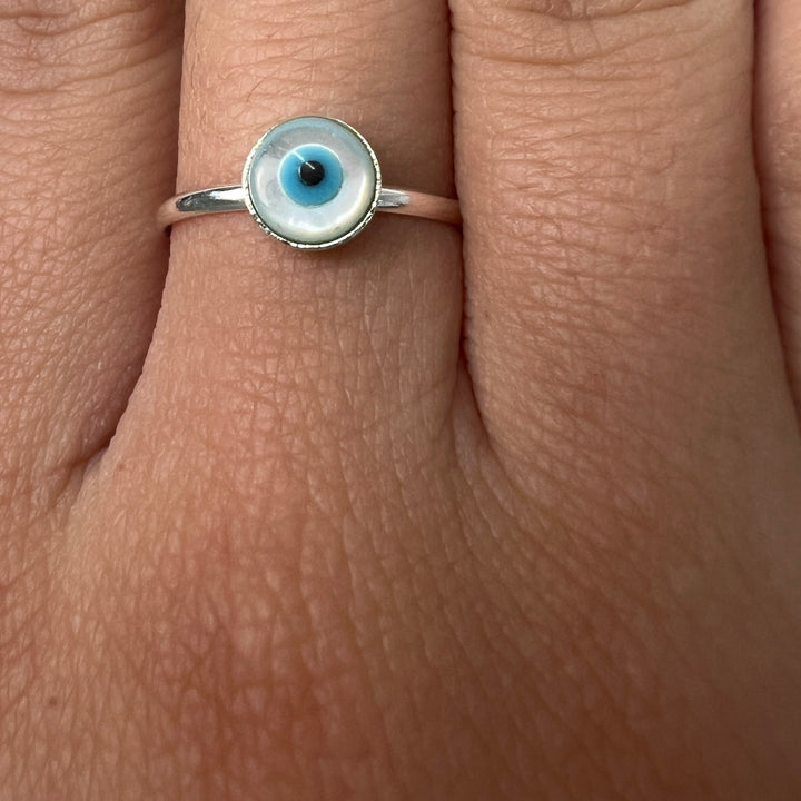 Anillo de Plata Ojo Turco