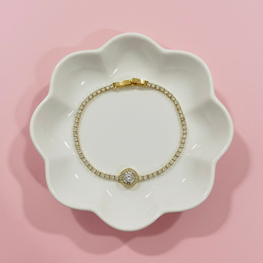 Pulsera Acero Bijoux Dorado