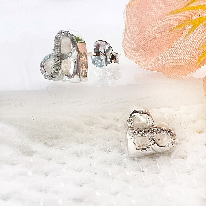 Aretes Corazón Infinito ❤️