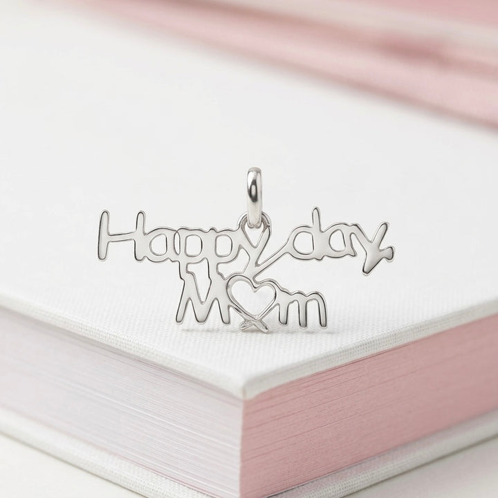 Dije de Plata Feliz Día Mamá