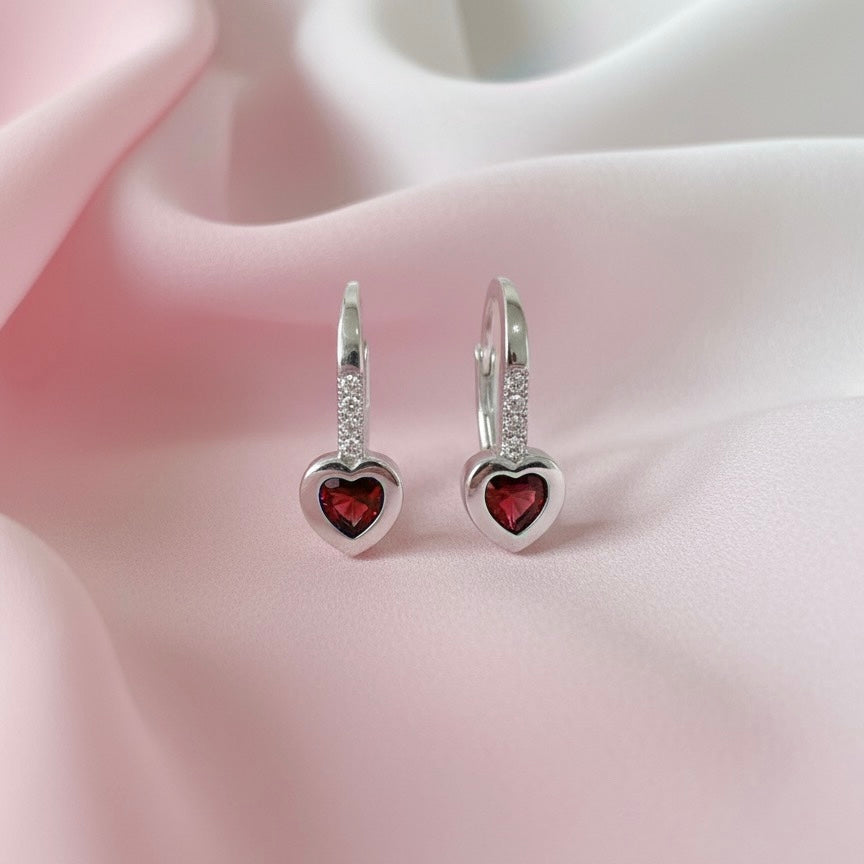 Huggies de Plata Corazones