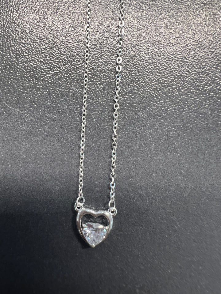 Collar Plata Corazón