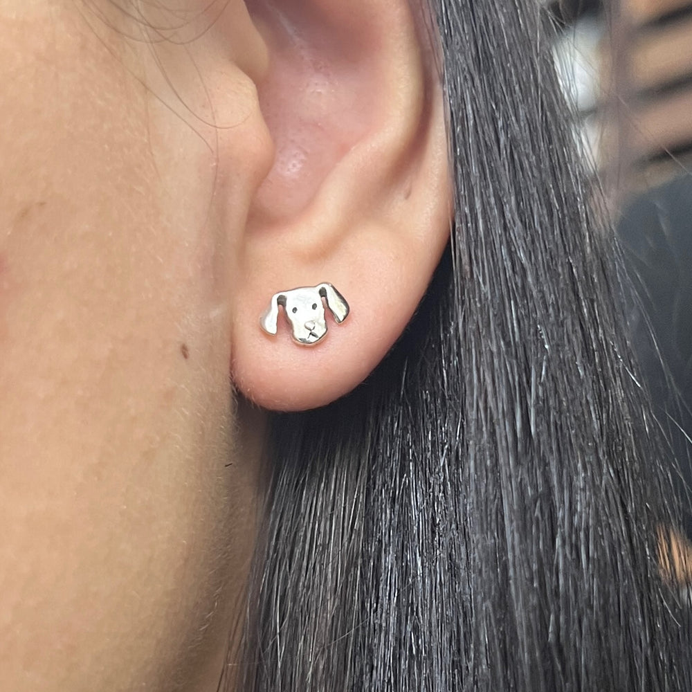 Compra online unos lindos aretes de perro 💯% PLATA 925 💎 en Costa Rica