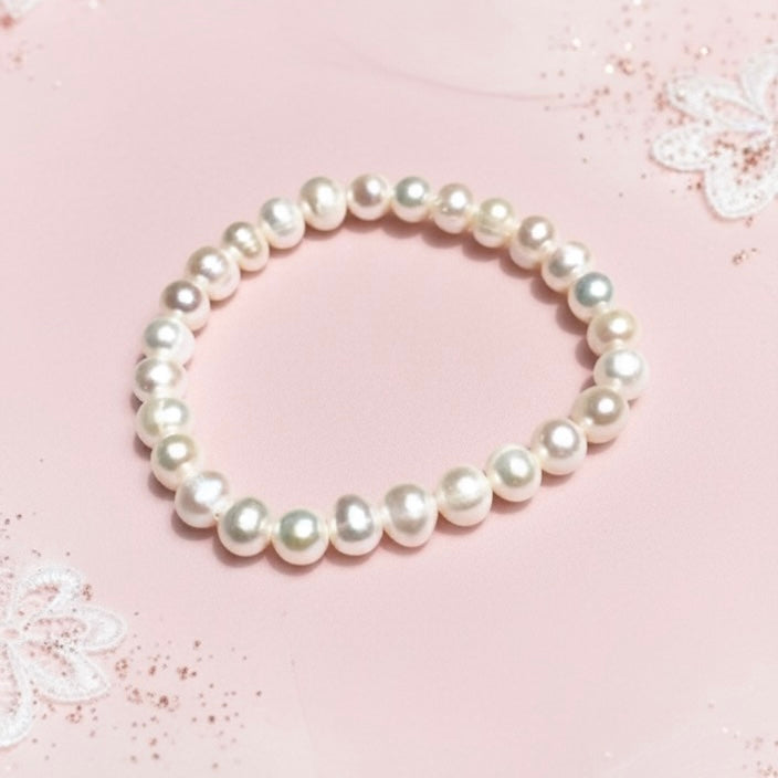 Pulsera de Perlas Cultivadas 7MM