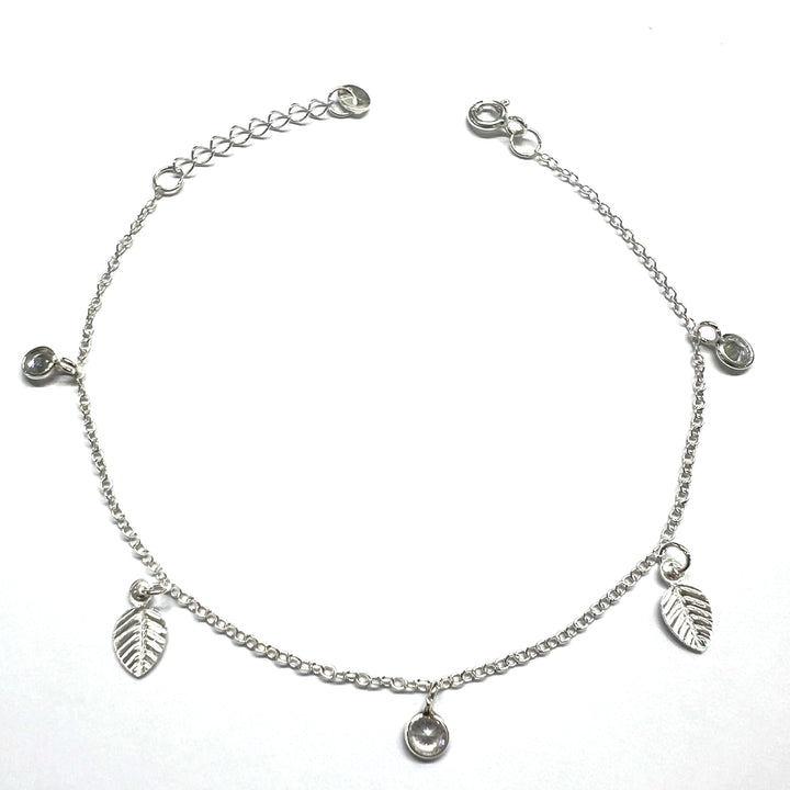 Pulsera Hojas y círculos 🍃⚪️