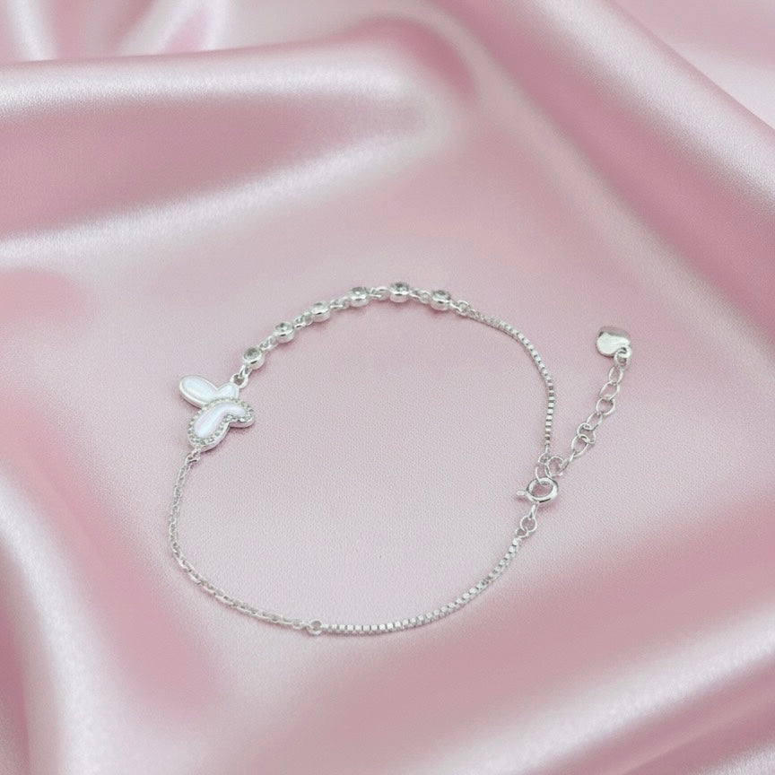 Pulsera Plata Mariposa