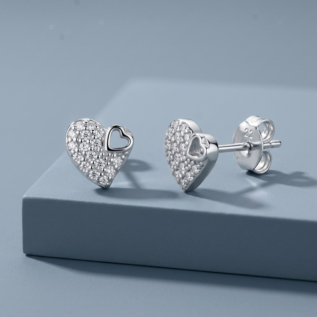 Aretes ❤️ Plata 7MM