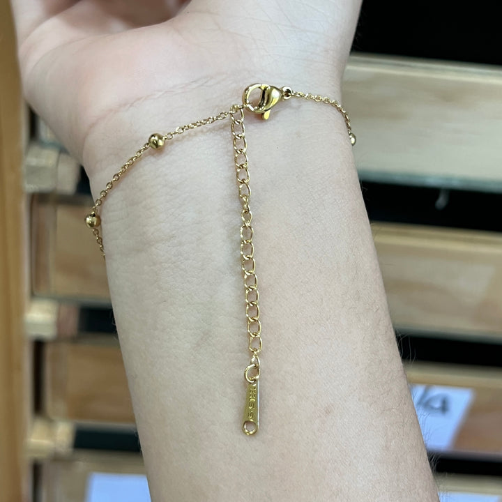 Pulsera Acero Amor Dorado 💛