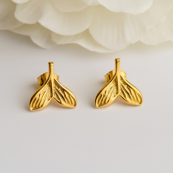 Aretes de Acero Cola de Sirena 🧜‍♀️