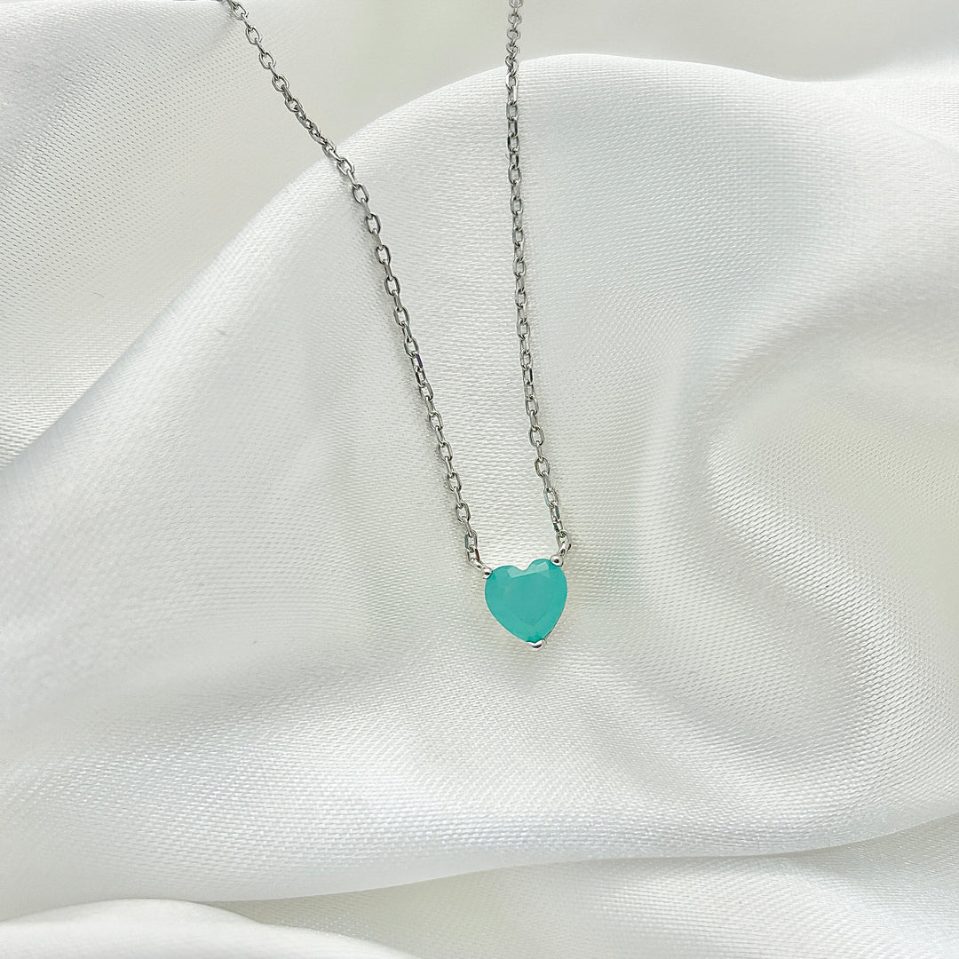 Collar Plata Corazón