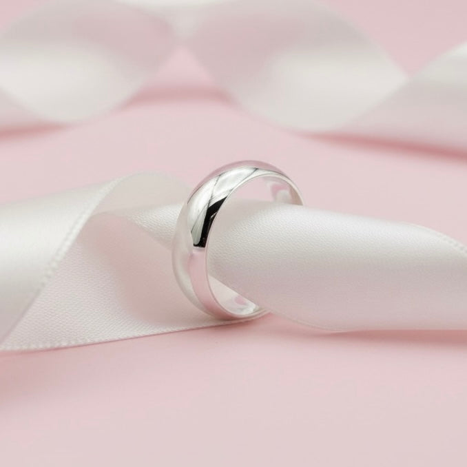 Anillo Plata Matrimonio 6MM