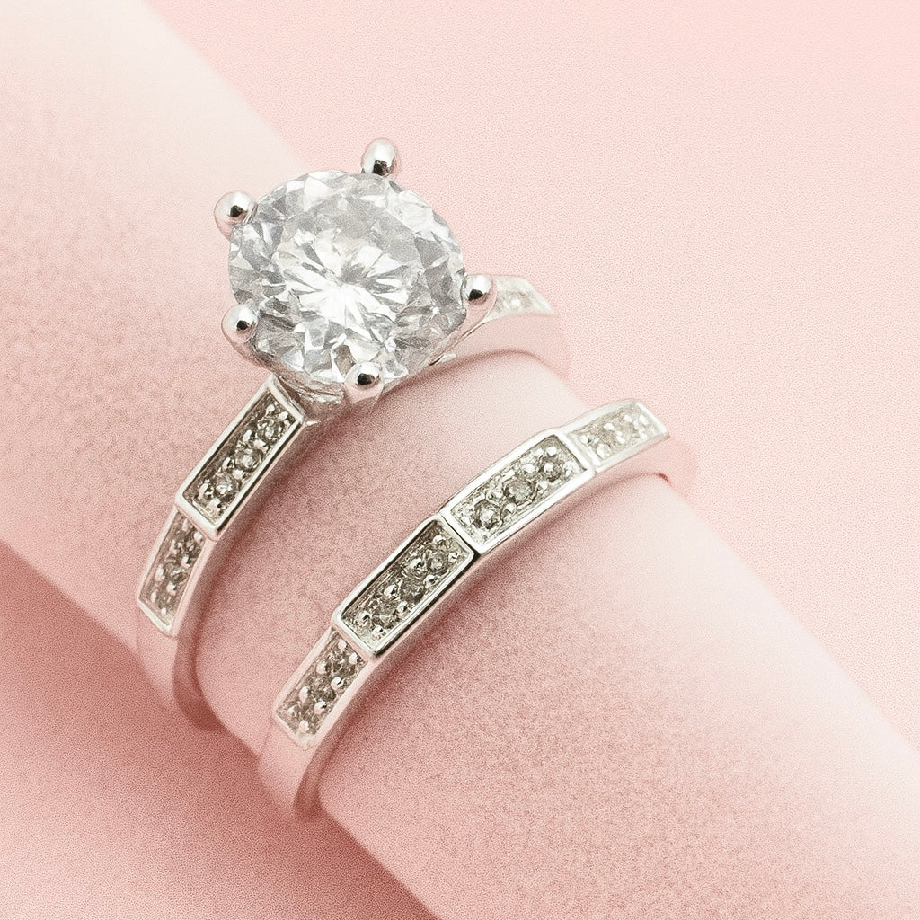 Anillos Dúo Elegante - Plata 925