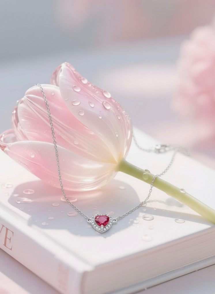 Collar Plata Corazón