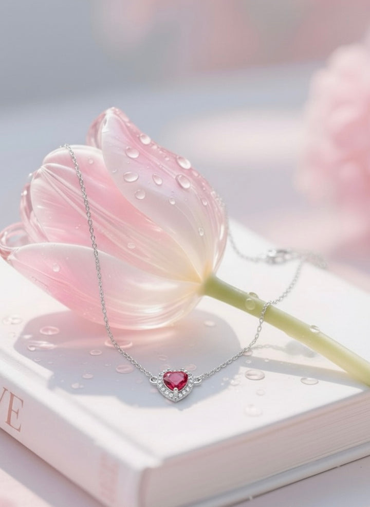 Collar Plata Corazón